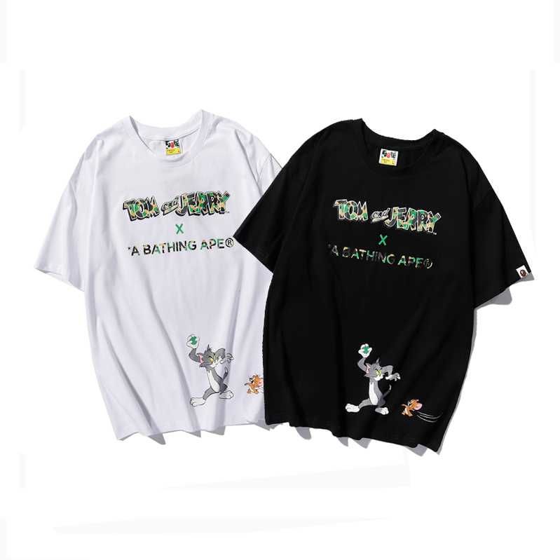 Футболки BAPE x Tom and Jerry Коллекция A Bathing Ape х Том и Джерри