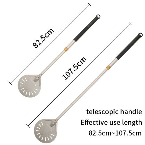 Pá para Pizzas Telescópica 82.5cm - 107.5cm