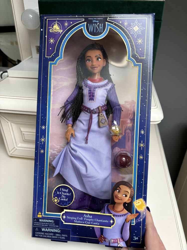 Śpiewająca Lalka Asha Disney Store Wish Życzenie