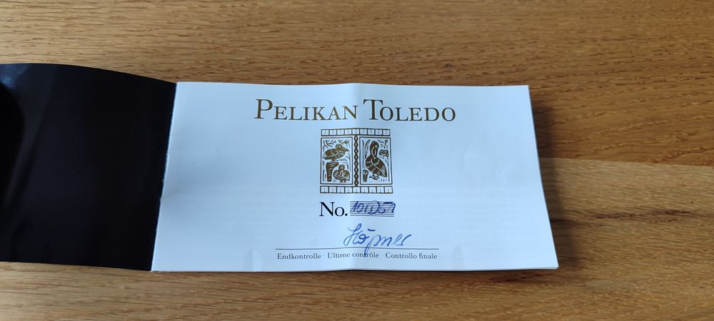 Wieczne pióro Pelikan Toledo z certyfikatem