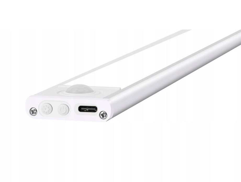 Lampa podszafkowa kuchenna panel LED czujnik ruchu trzy kolory 30cm