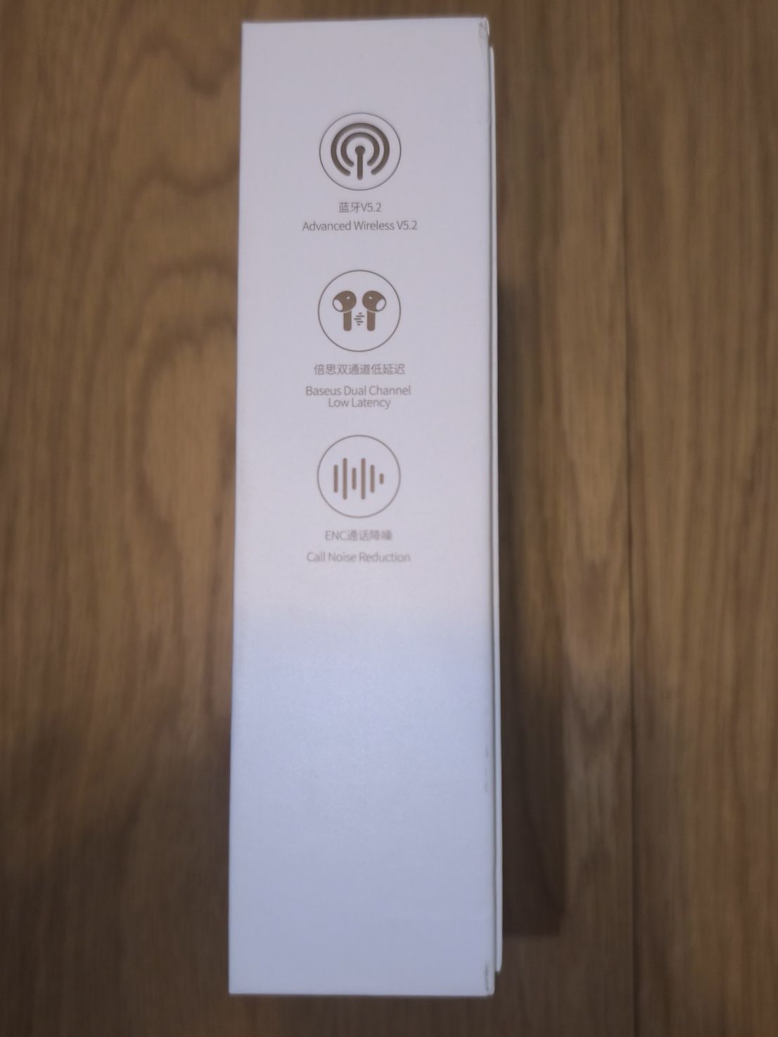 Auriculares Baseus Bowie M2+ TWS, ANC branco