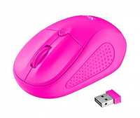 Mysz myszka bezprzewodowa wireless USB TRUST PRIMO różowa PINK HIT!