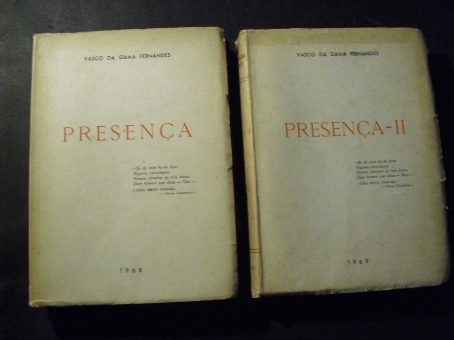 Fernandes (Vasco da Gama);Presença-I-II;Edição de Autor,1ª Edição,1968