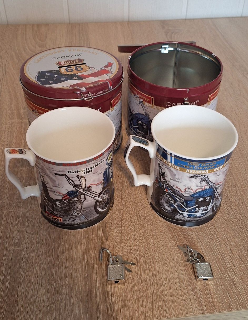 kubki porcelanowe marki Carmani 2szt