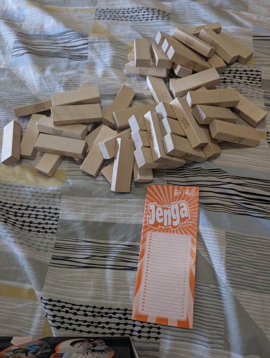 Jogo jenga c/caixa e manual