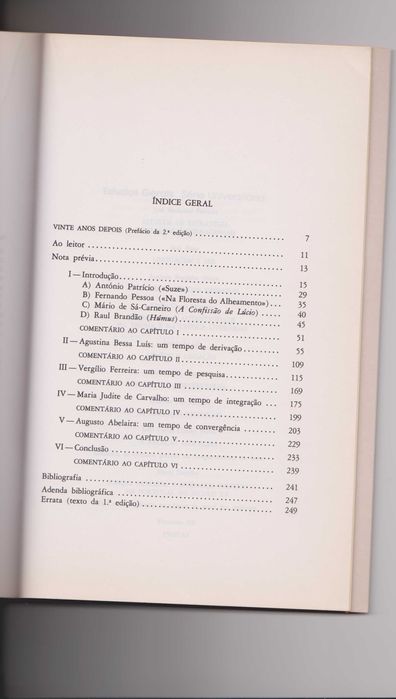 Estudo da expressão do tempo no romance português contemporâneo