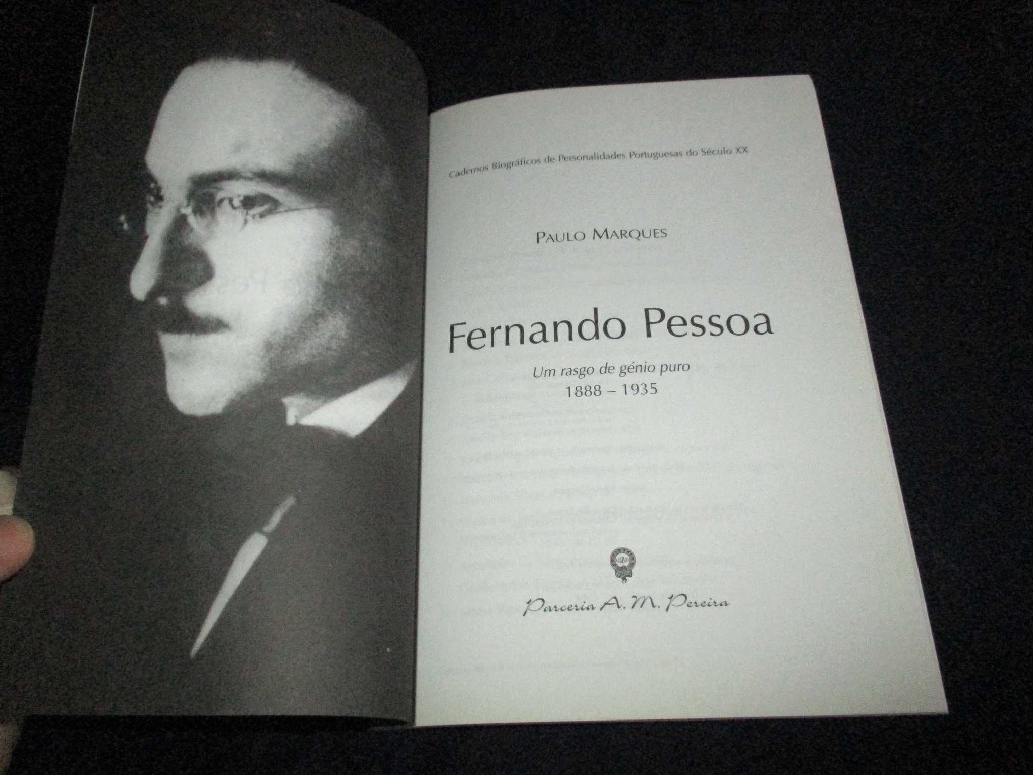 Livro Cadernos Biográficos 1 Fernando Pessoa