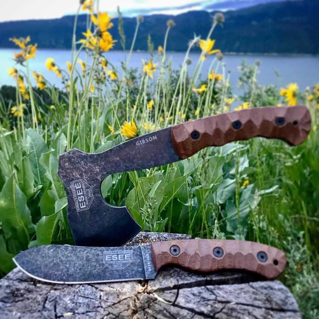 Брелок EDC компактний фіксед фултанг ESEE JG5 Nessmuk Rowen Camp Lore