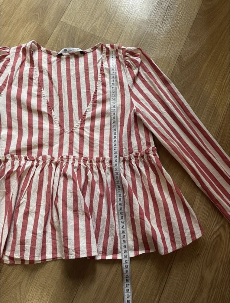 Блуза zara в смужку