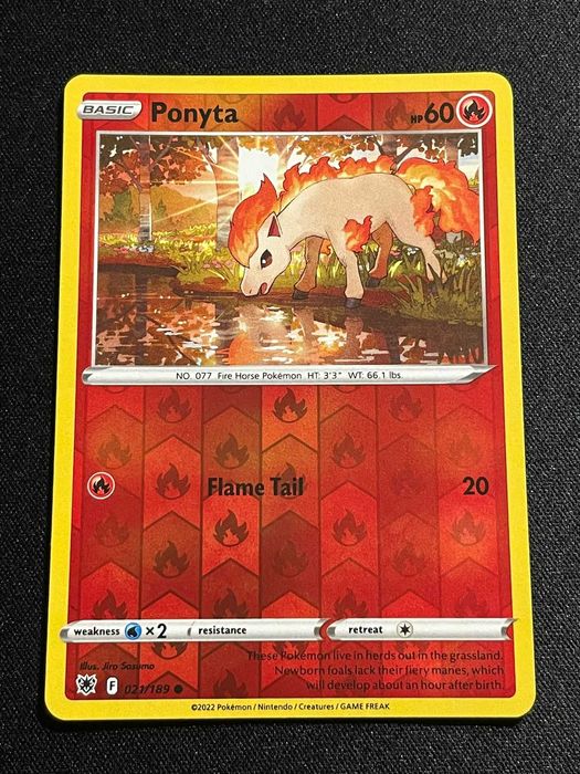 Carta Pokémon Ponyta 21/189 Astral Radiance