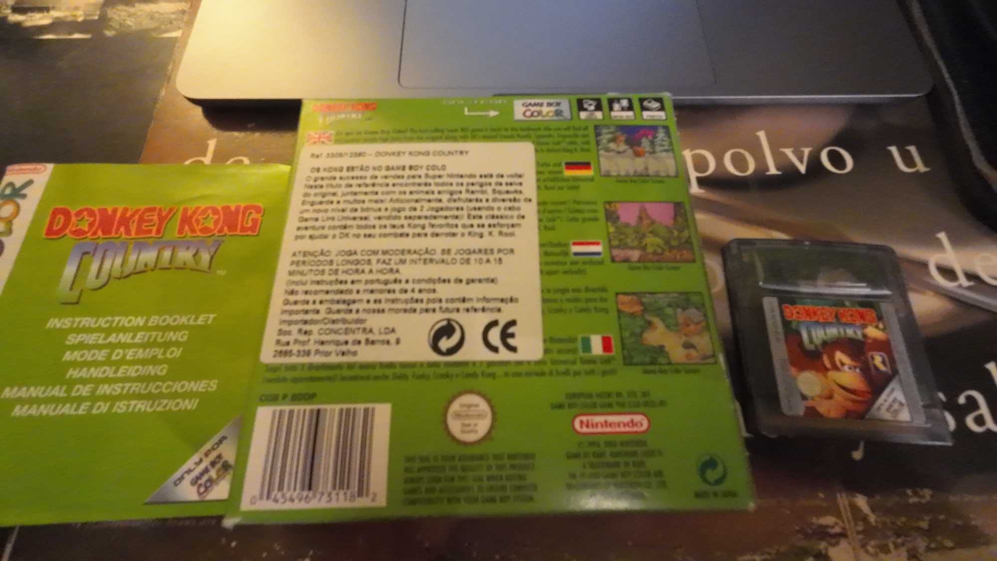 Donkey Kong Country completo caixa e manual Game Boy Color