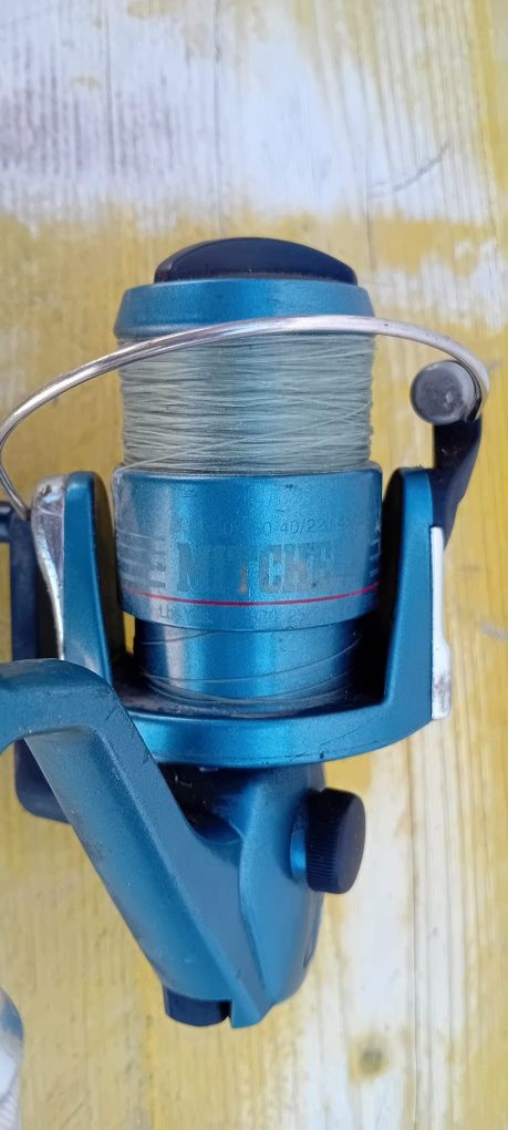 Cana de pesca telescópica alto mar Browning shore com carreto Mitchell
