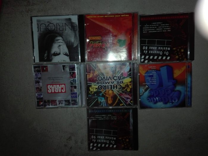 6 cds de música como novos