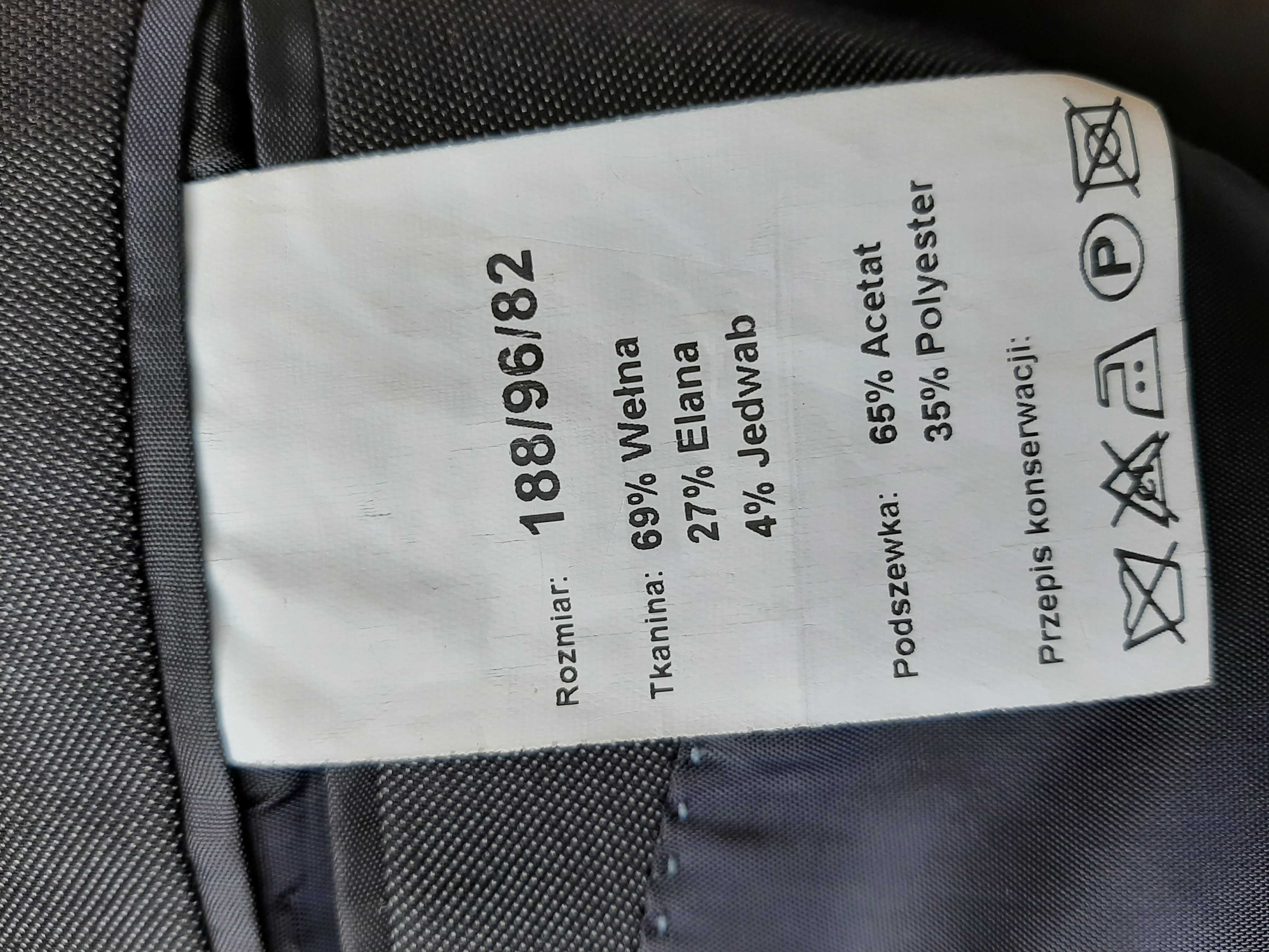Komplet garnitur męski marynarka i spodnie