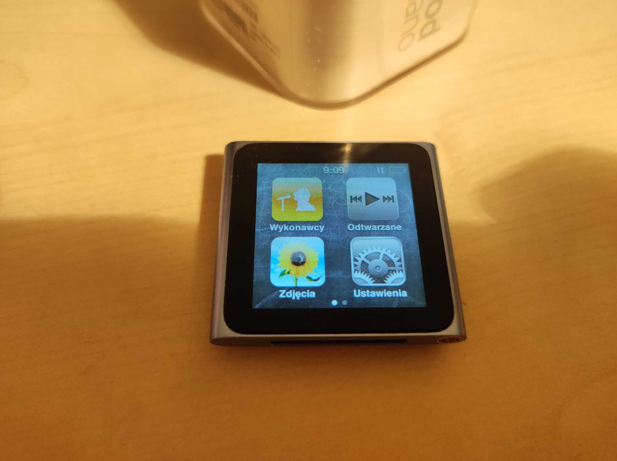 iPod nano 6 8gb + org pudełko + pasek