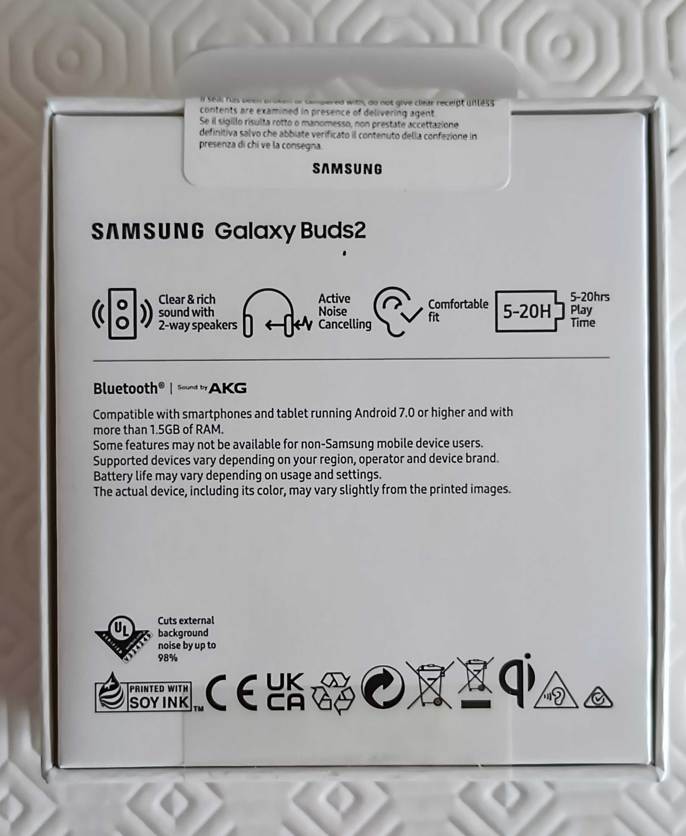 Auriculares Samsung Galaxy Buds2 Novos / Selados / Garantia