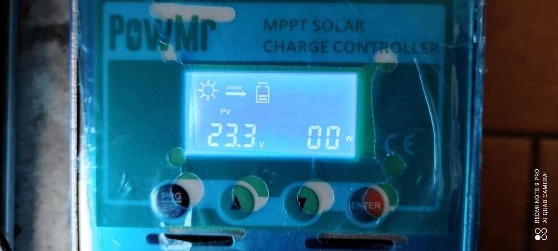 PowMr MPPT 60A 12V 24V 36V 48V Auto regulator ładowania słonecznego