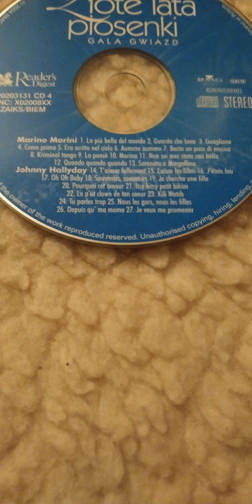 CD Marino Marini z 13 przebojami Marino Marino Johny Holliday z 14