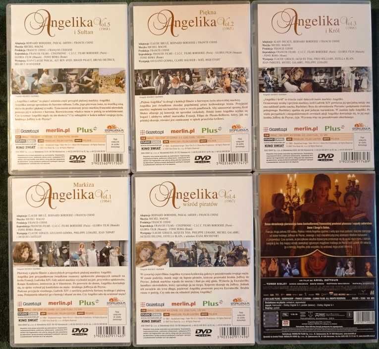 Kolekcja DVD Angelika + bonus - obniżka ceny