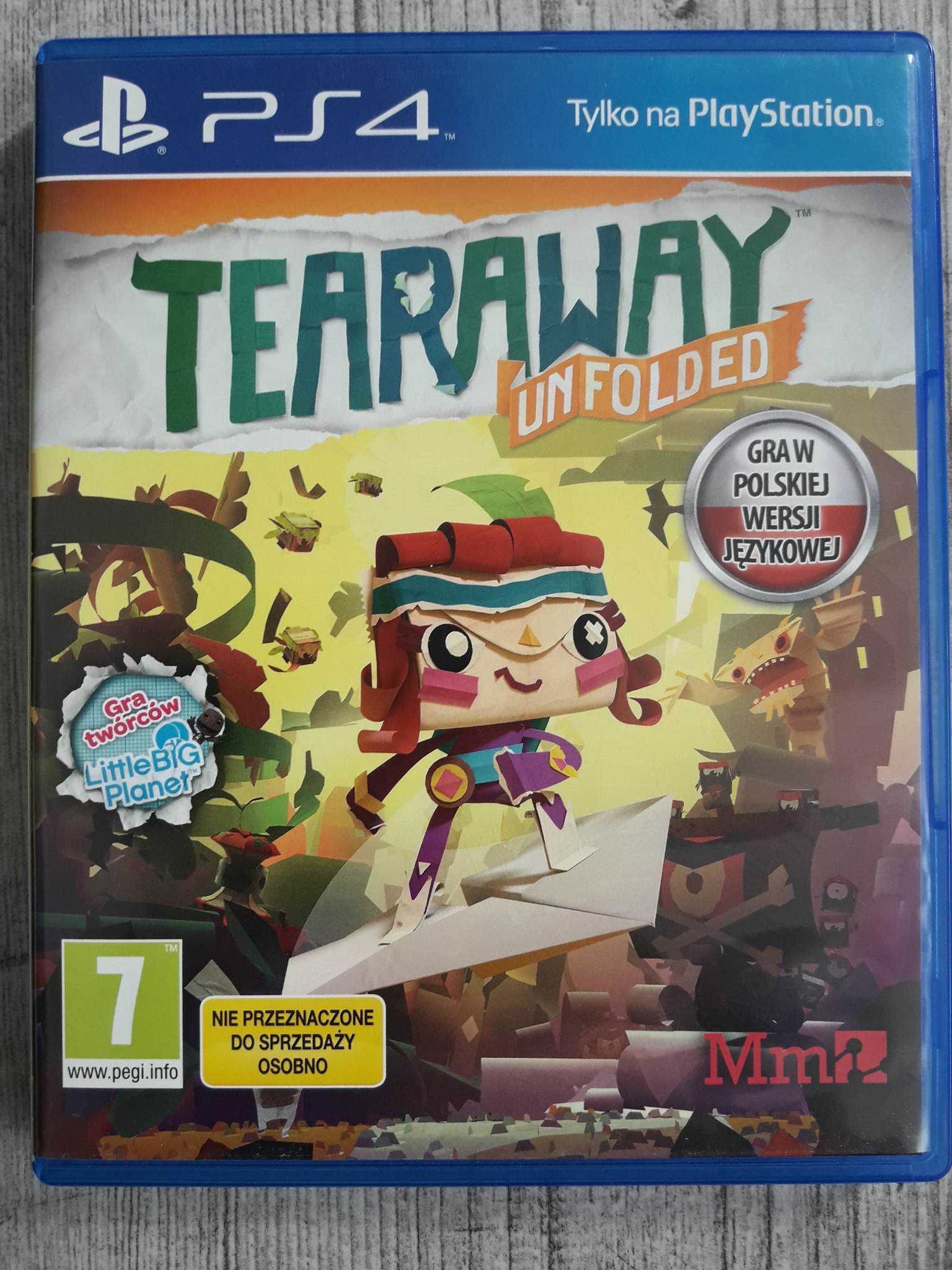 Gra Tearaway Unfolded Polska Wersja PS4/PS5 Playstation