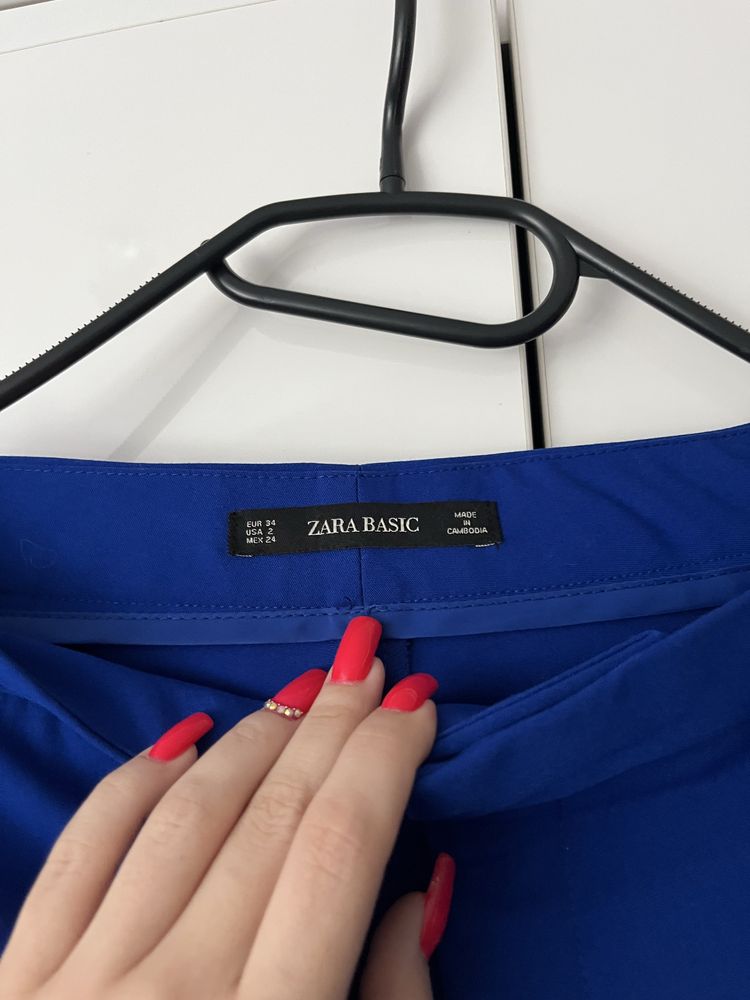 Garnitur damski zara m xs granatowy