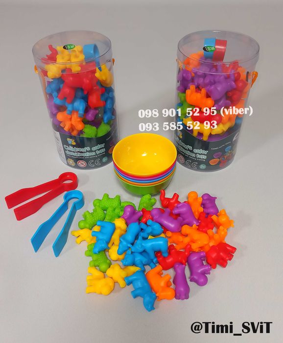 Игра сортер по цветам математическая развивающая игра монтессори