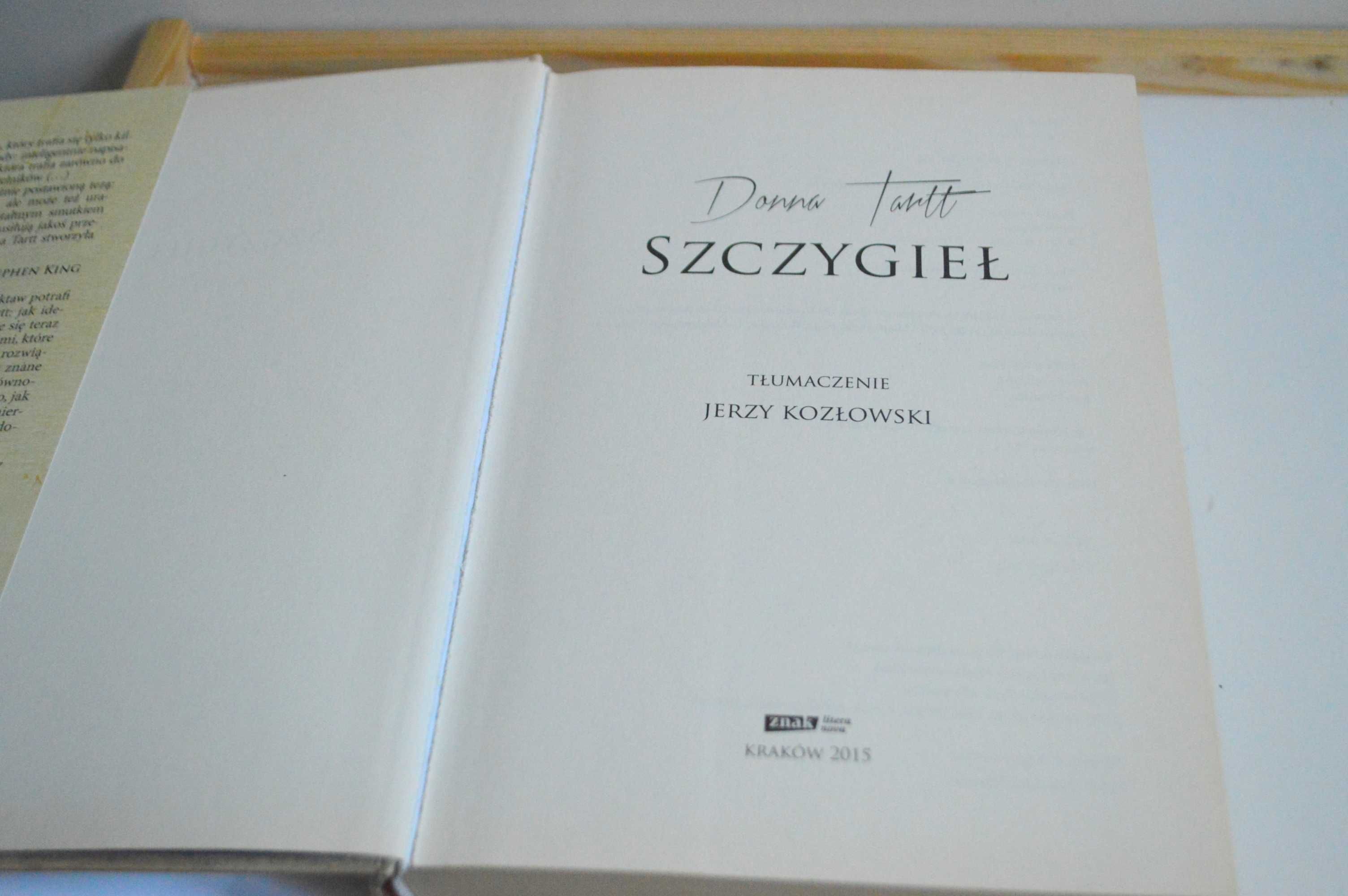 Szczygieł Donna Tartt wydanie I unikat kolekcjonerski