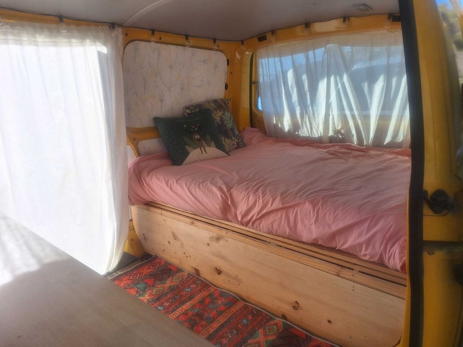 autocaravana dormitório vw transporter t5