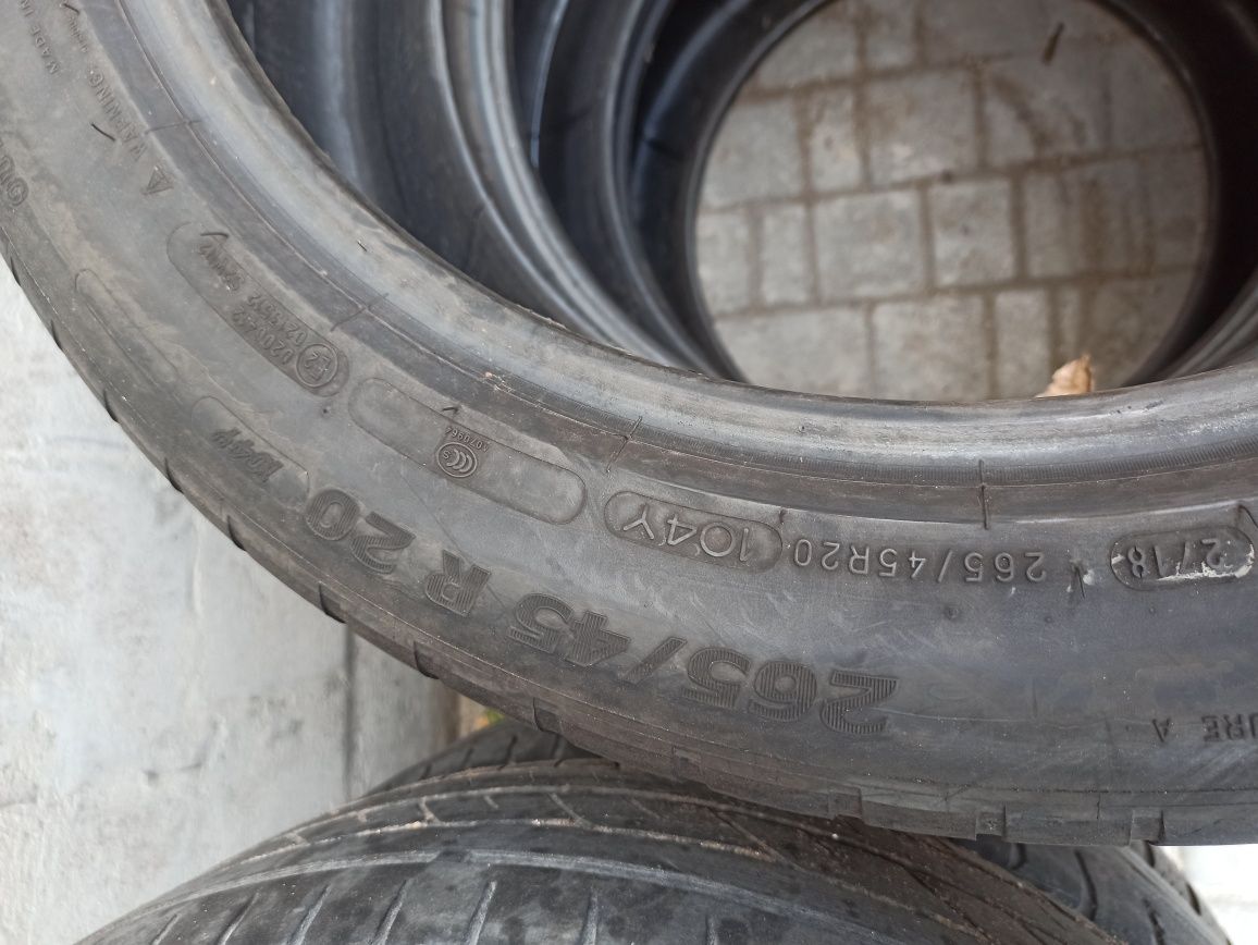 Разноширокие летние шины 295/40 R20 265/45 R20 Michelin Latitude Sport