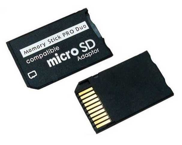 Adapter Karty Micro SD na Memory Stick PRO Duo ** Video-Play
