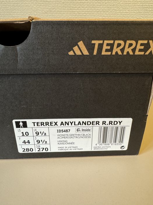 Оригинальні кросівки Adidas Terrex Anylander Rain.rdy.