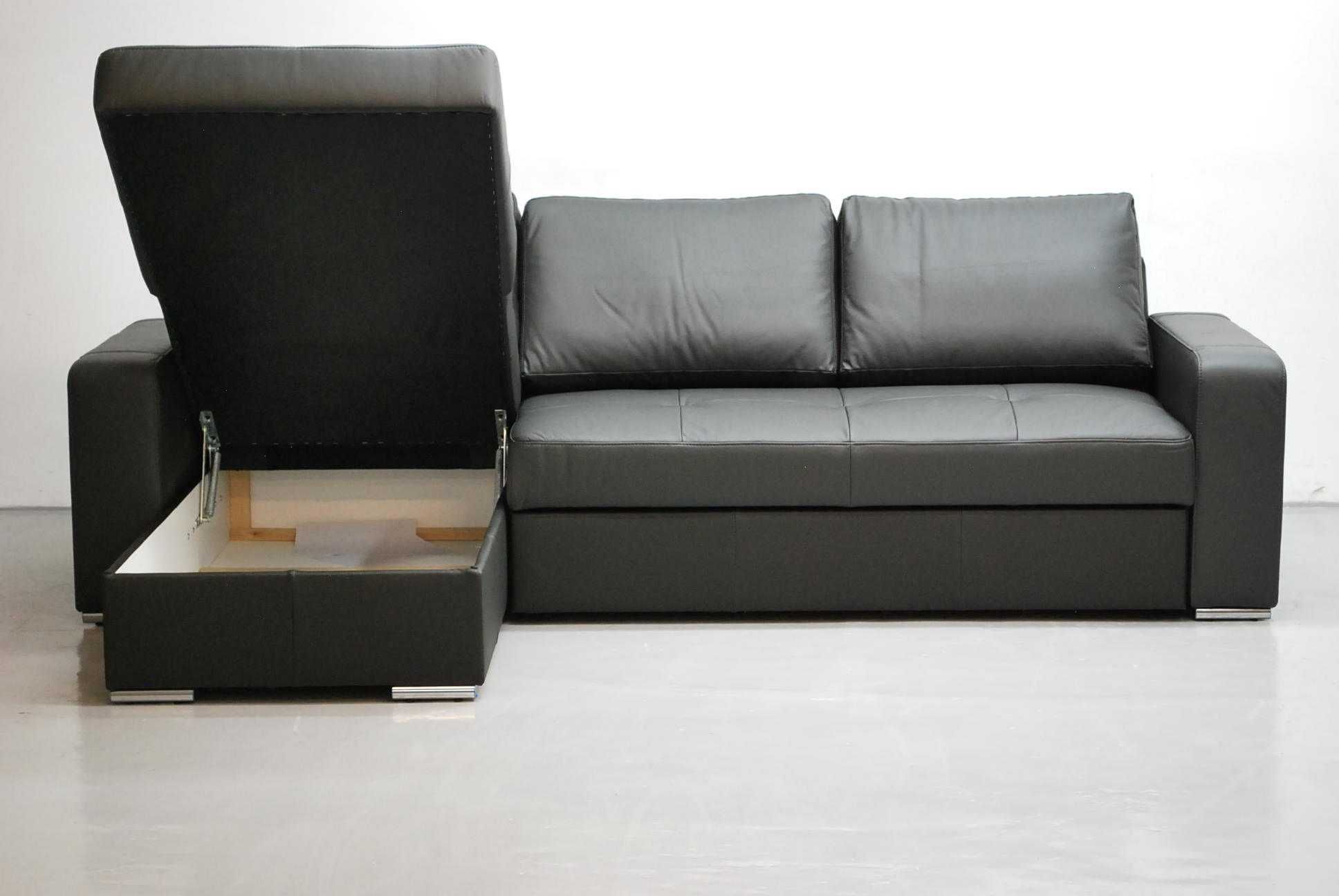 LXC SKÓRA NATURALNA NAROŻNIK spanie pojemnik 9117, salon, kanapa sofa
