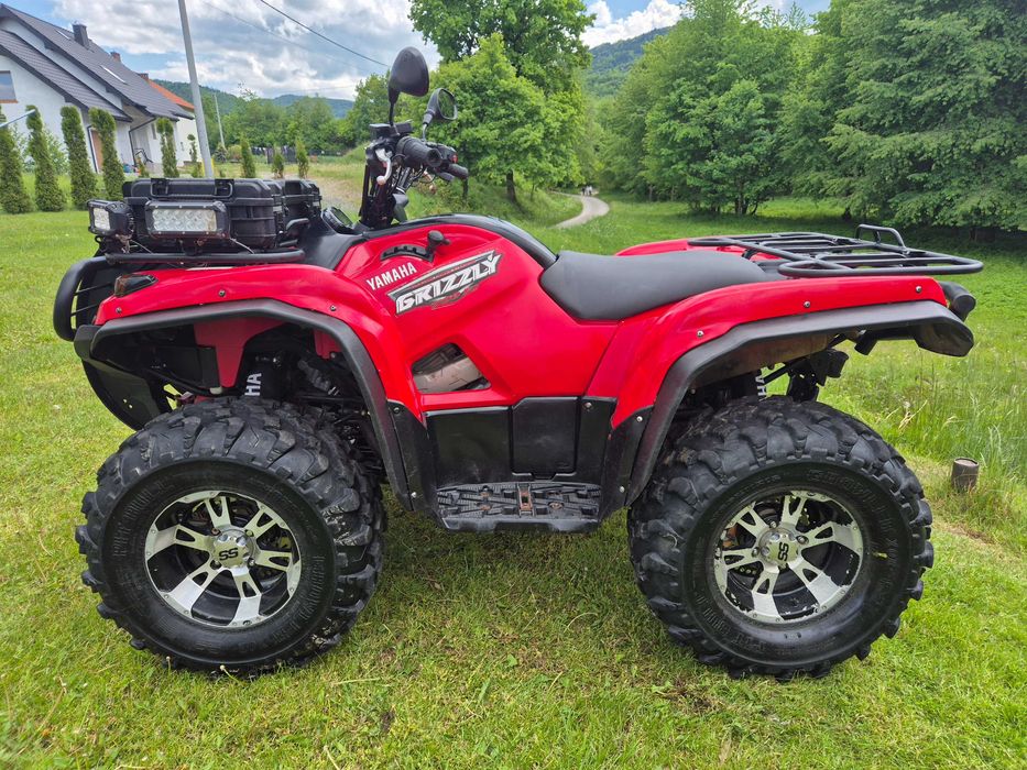 Yamaha Grizzly 700 z Homologacją + pług do odśnieżania