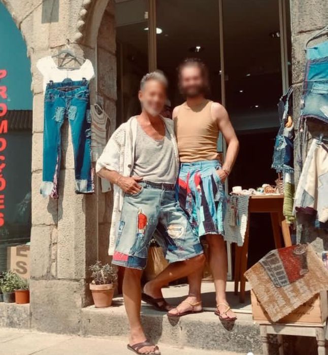 Bermudas exclusivas em Patchwork