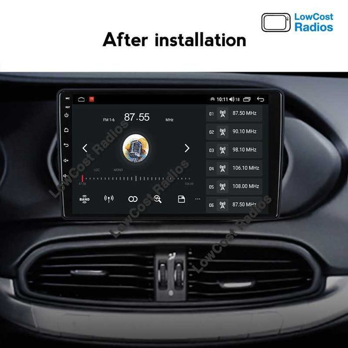 Auto Rádio 9' FIAT TIPO 2015 a 2018 | GPS ANDROID BT USB