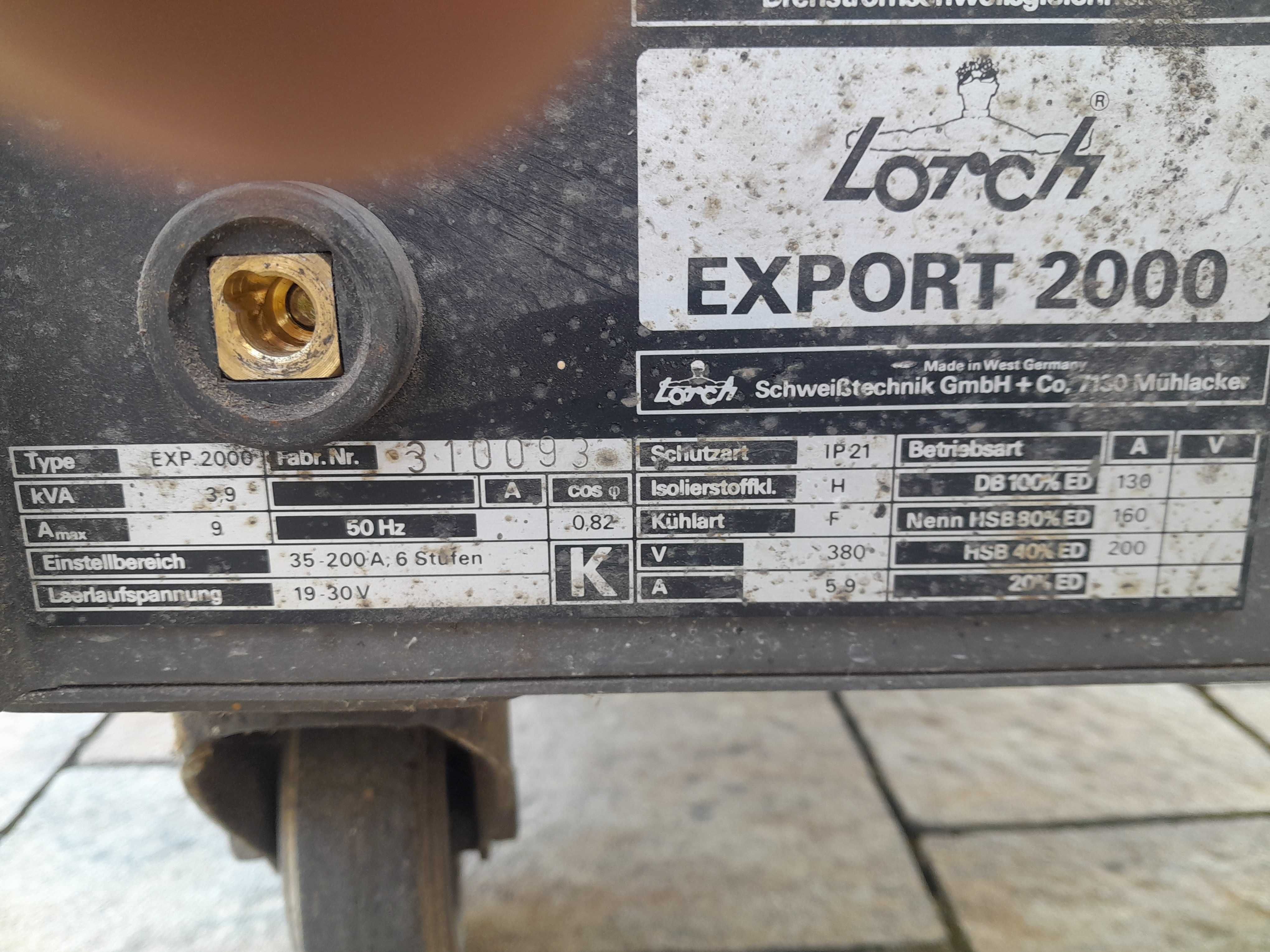 Lorch export 2000 spawarka migomat