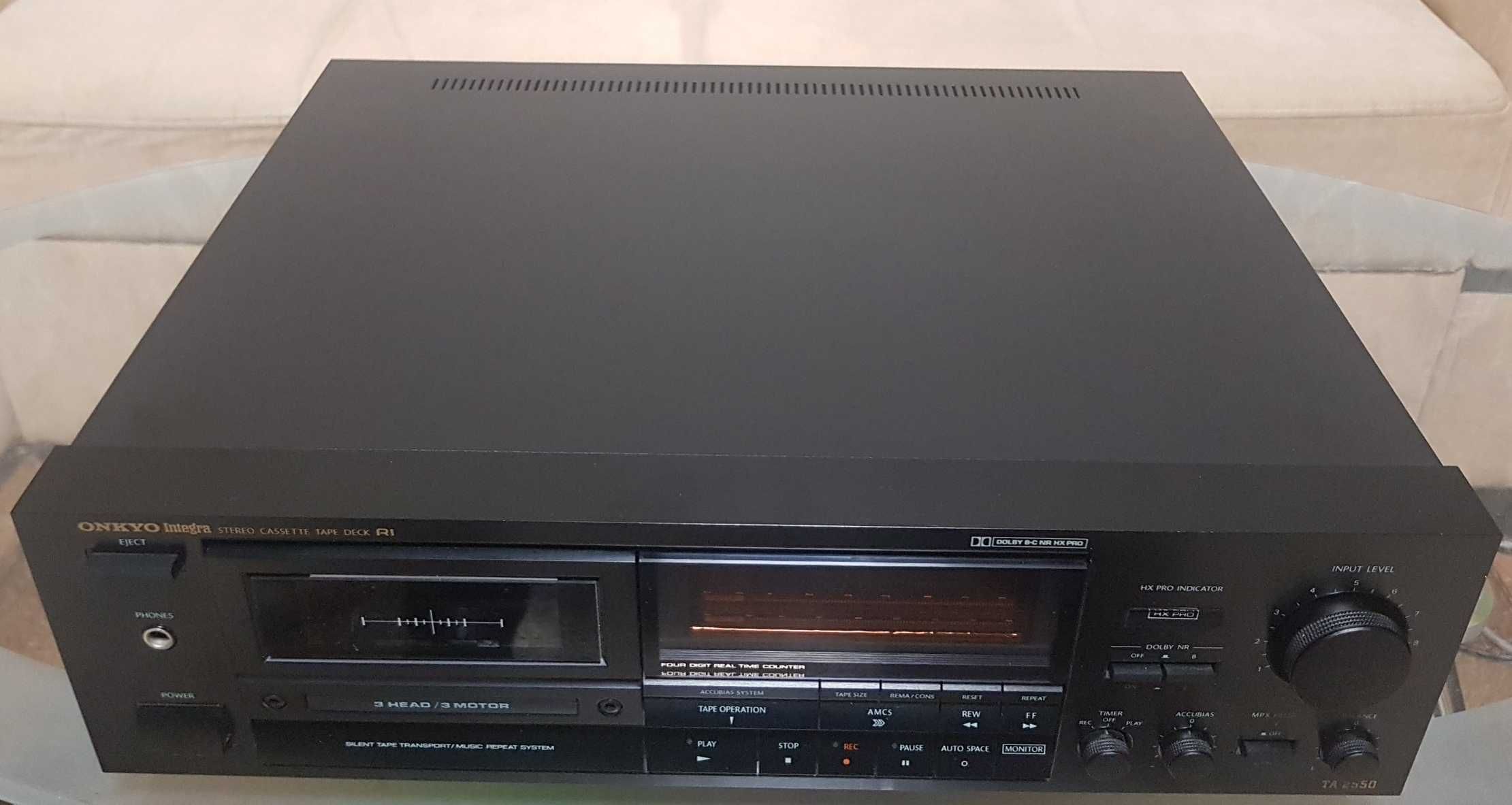 Кассетная дека Onkyo Integra TA-2550 Cassette Tape Deck made in Japan
