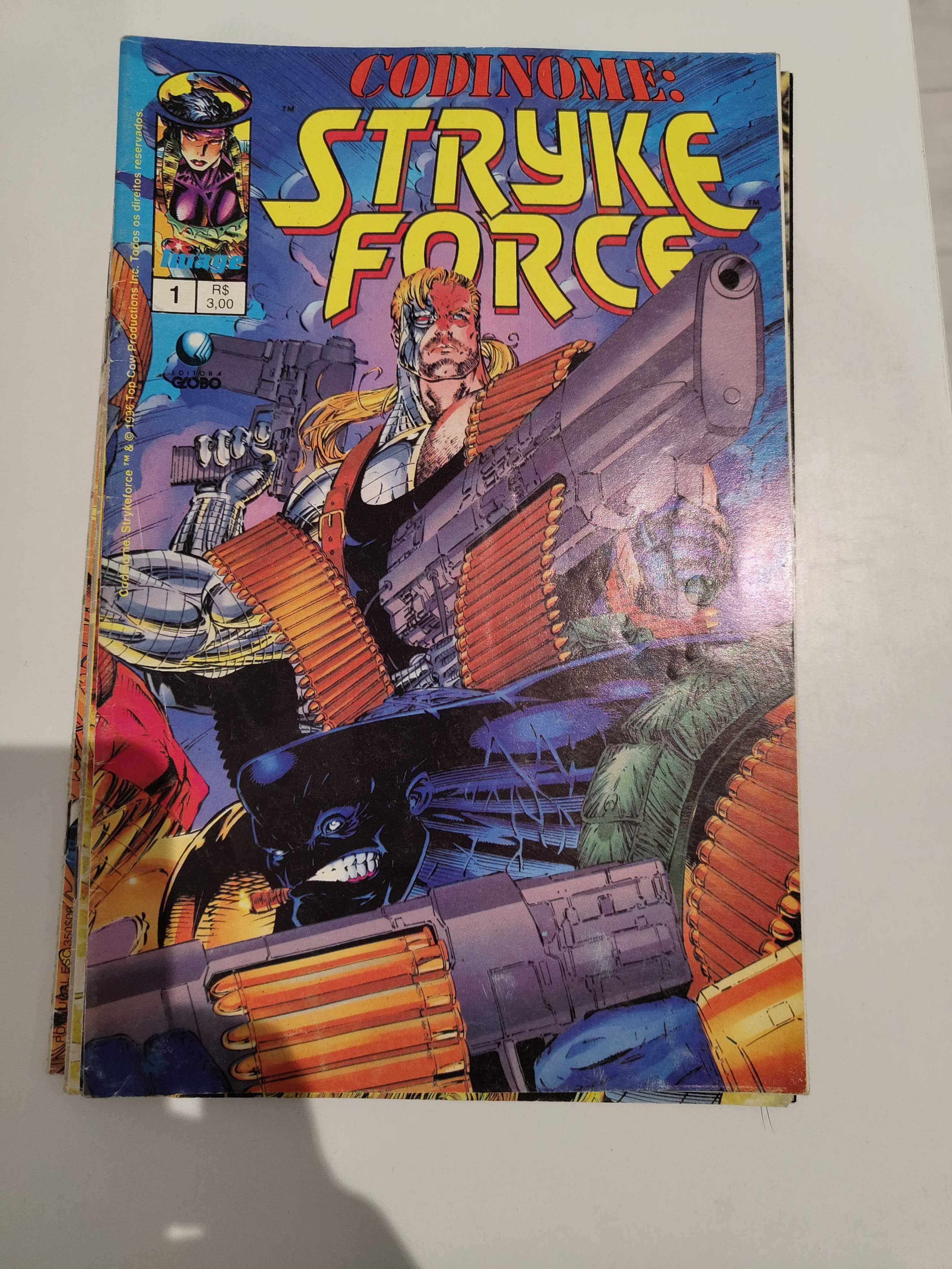Codename: Strykeforce #1-4 (PT-BR, 1996, raro)