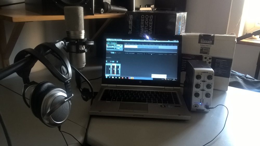 Mobilne Studio-Mikrofon MXL 440,Lexicon,Laptop,Słuchawki,kable,soft.