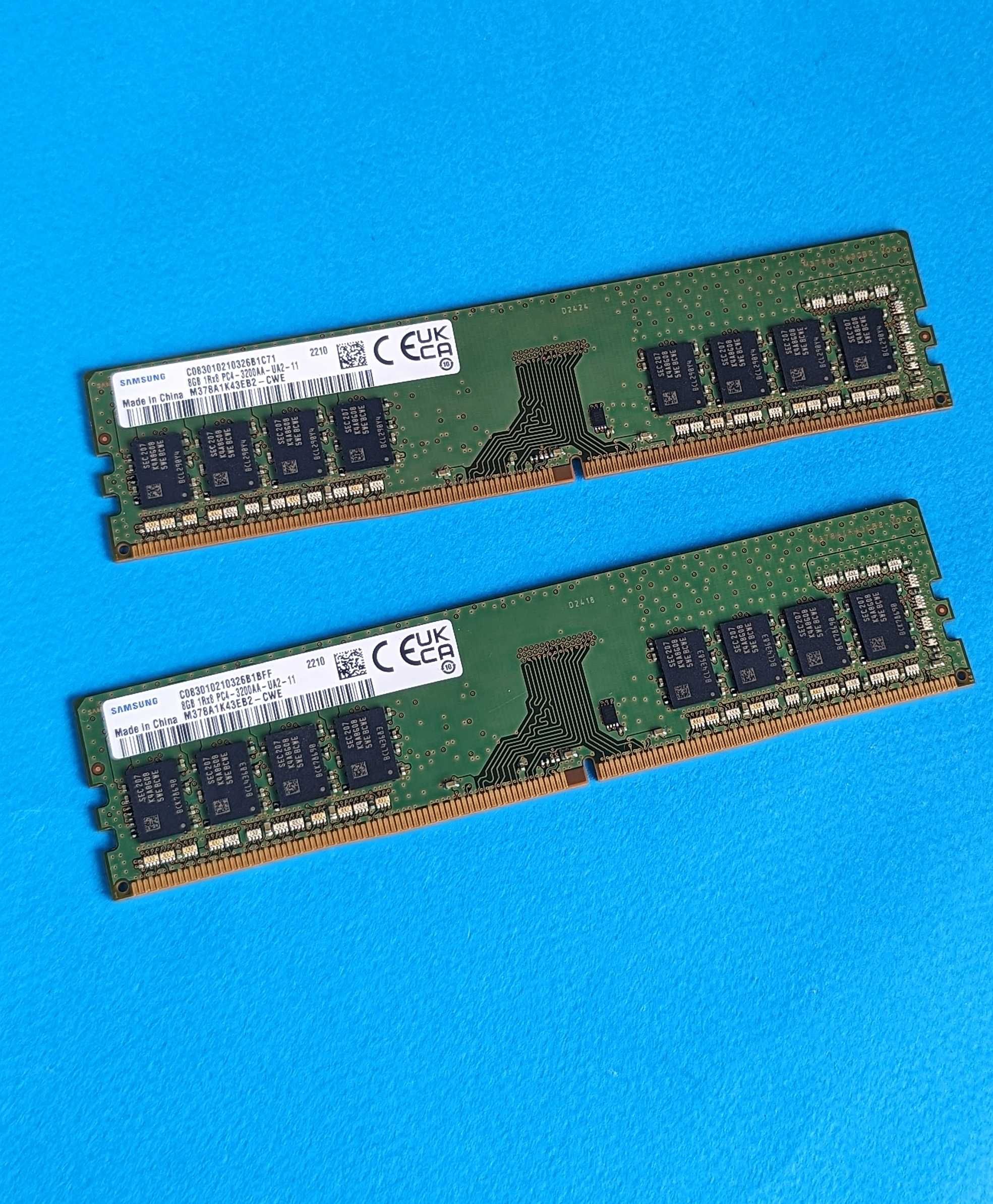 Пам'ять для ПК Samsung DDR4 3200 16gb (x2 8gb)