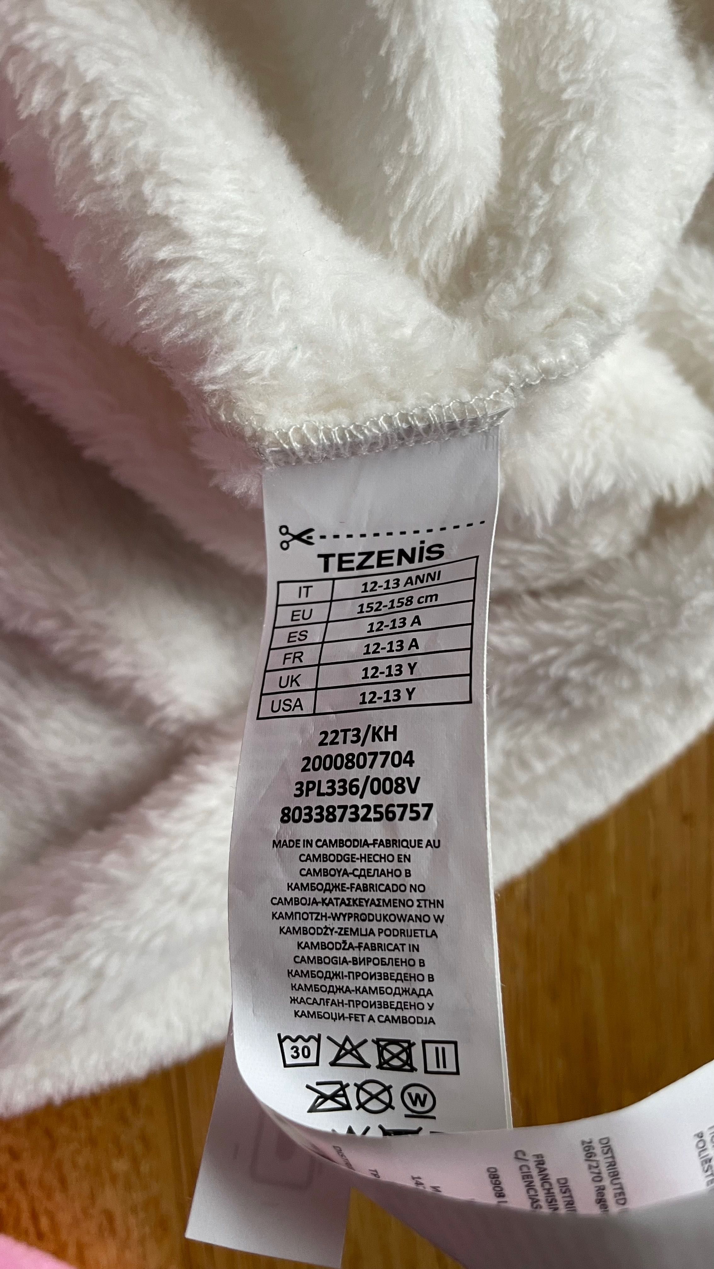 Piżama futerko miś Tezenis 152-158 (12-13 lat) dla dziewczynki