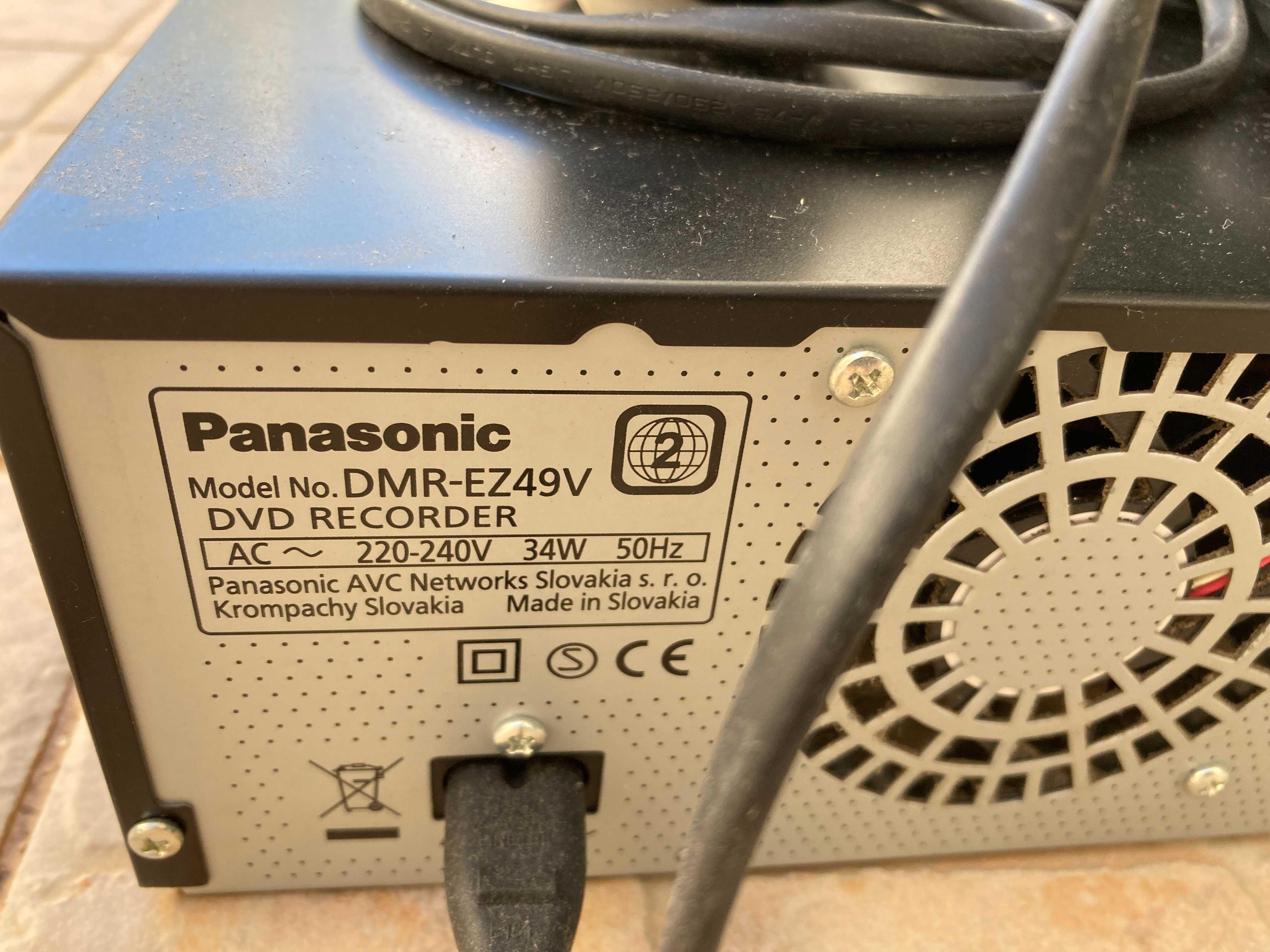Gravador DVD Panasonic DMR EZ49V