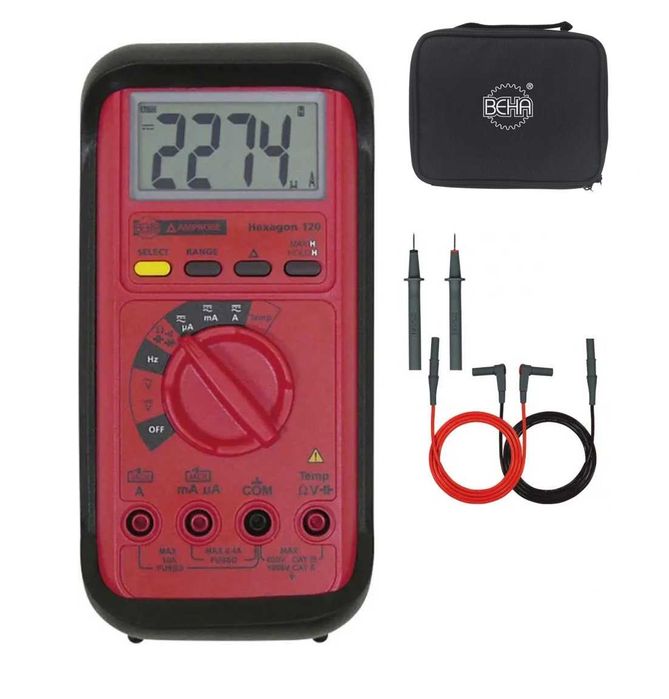 Multimetr Cyfrowy Beha Amprobe Miernik Cat III 1000V 600V HEX120D NOWY