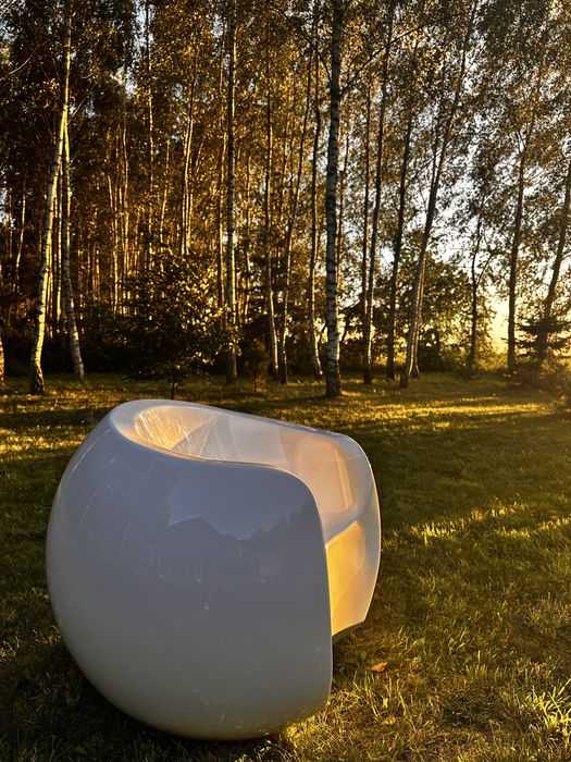Meble BOWL FineGardens.pl włókno szklane 2 fotele + stolik