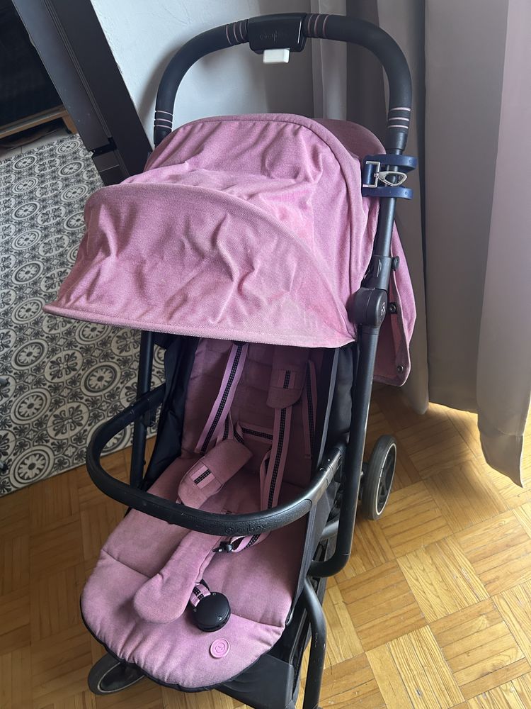 Cybex spacerowka Eazy s+2 lekka do samolotu rozowa