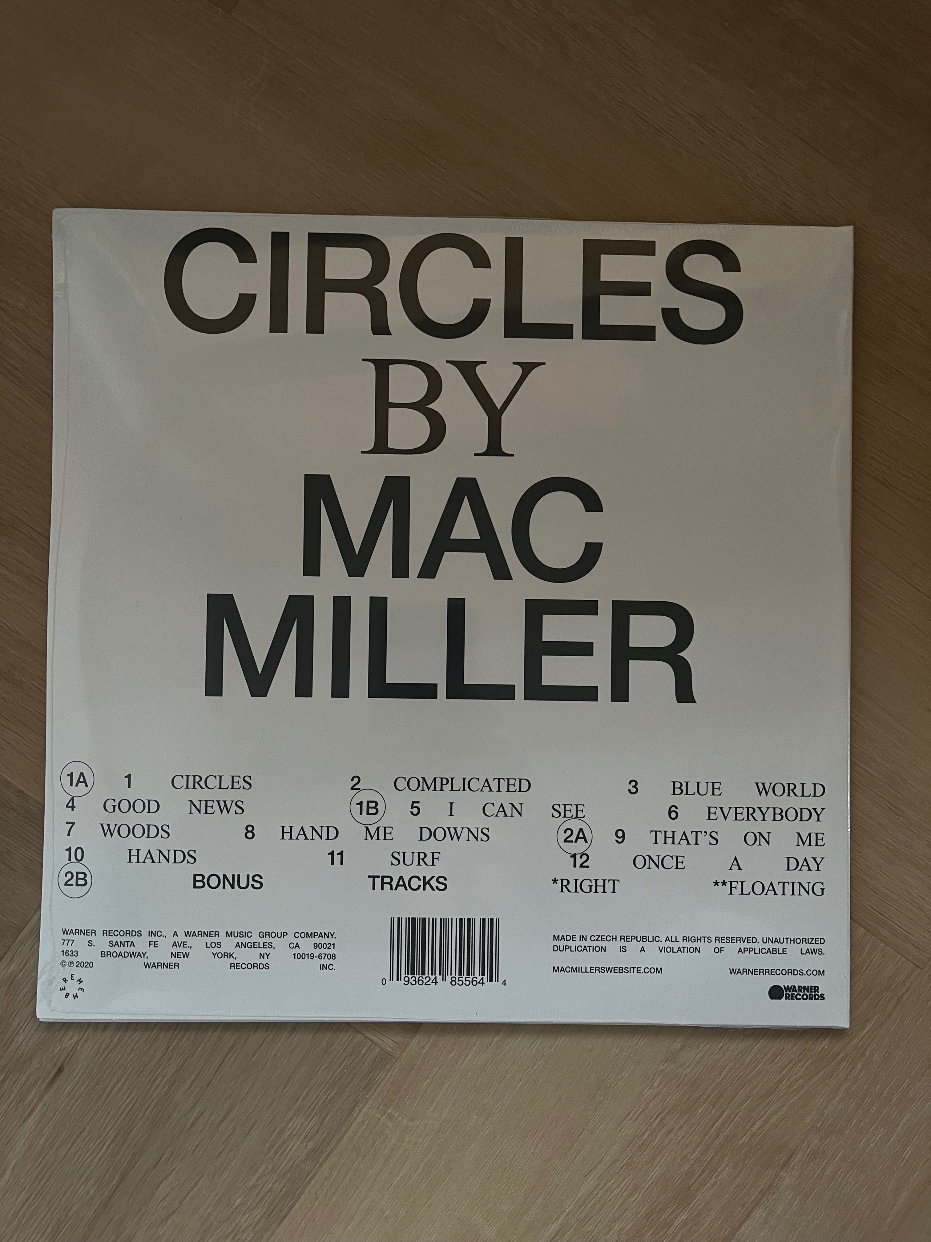 CIRCLES by MAC MILLER winyl (silver/srebrny)