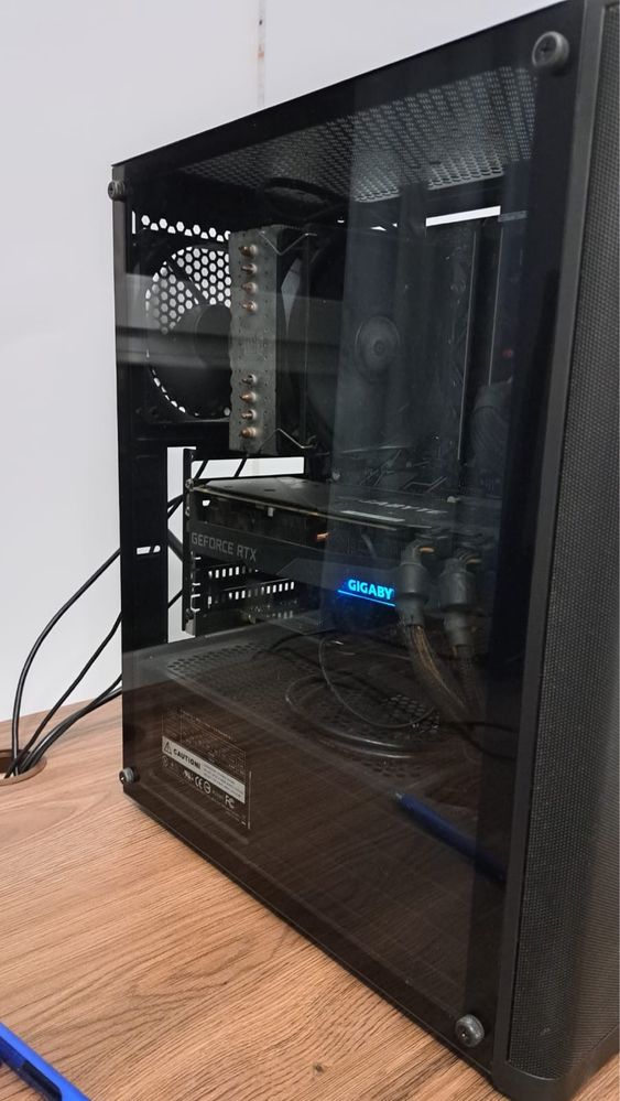 Komputer gamingowy i5-9400F / RTX 3060 ti / 16 gb ram + monitor AOC