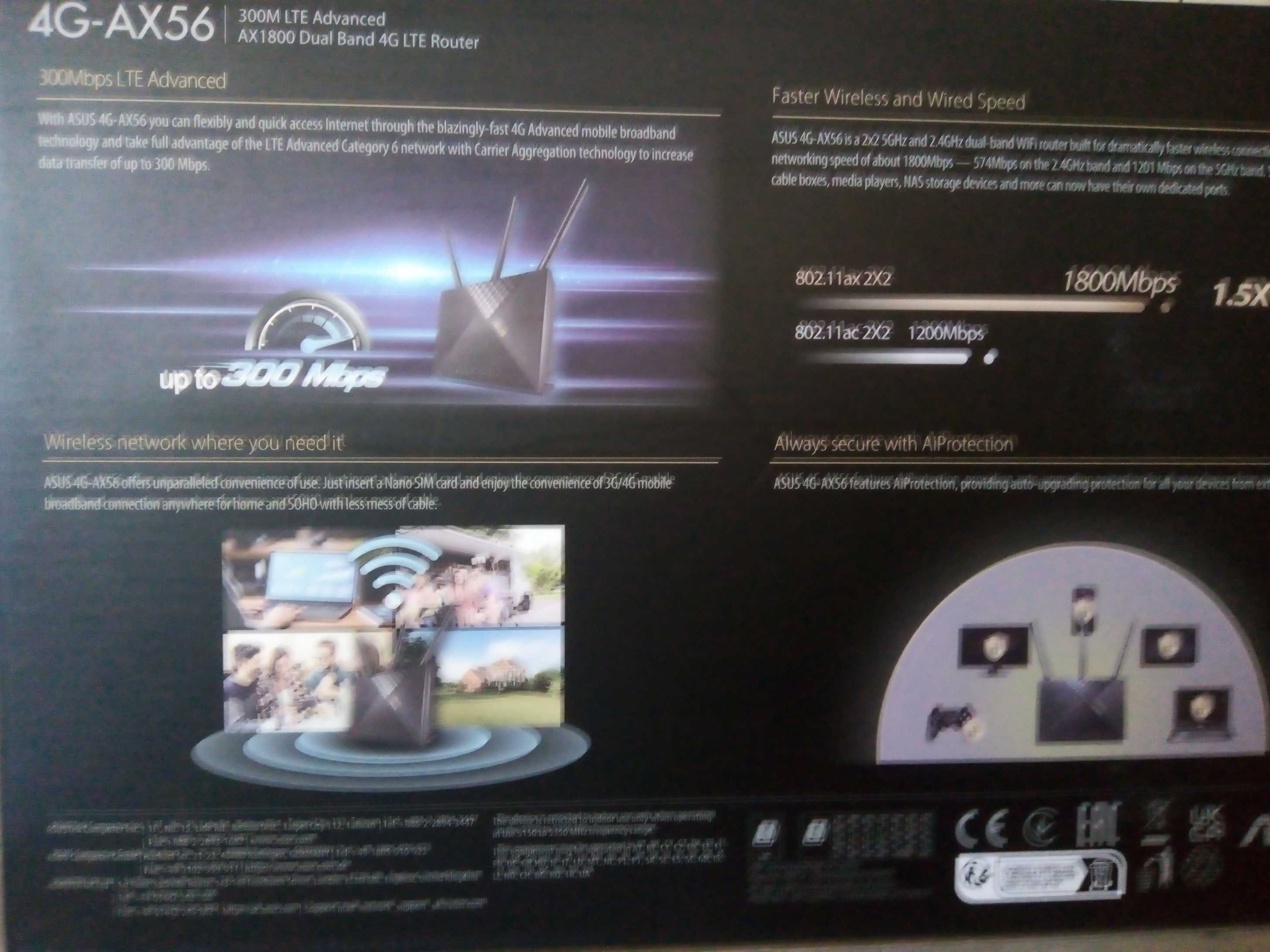 Router Asus 4G-AX56