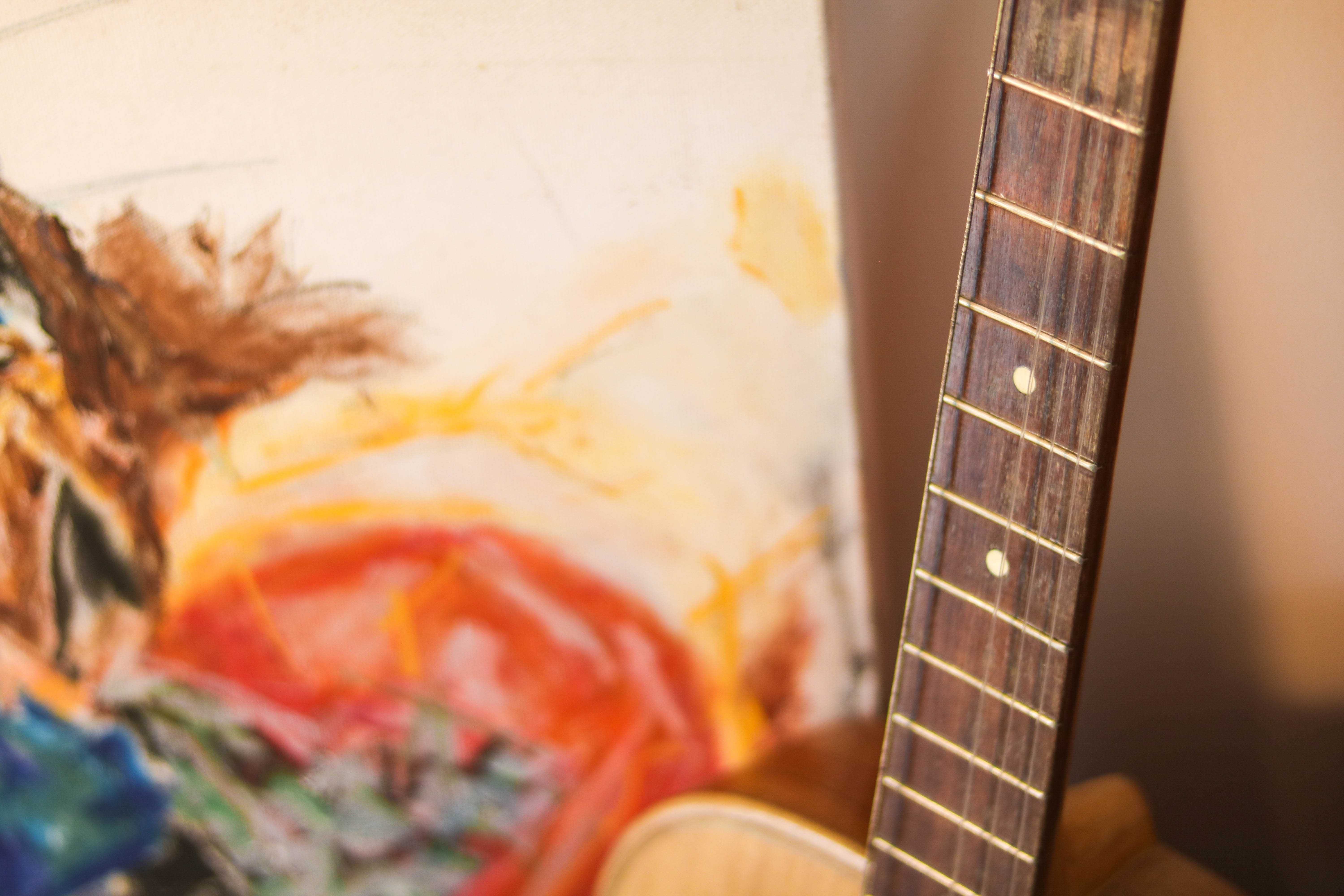 Guitarra em Madeira do início do Século XX